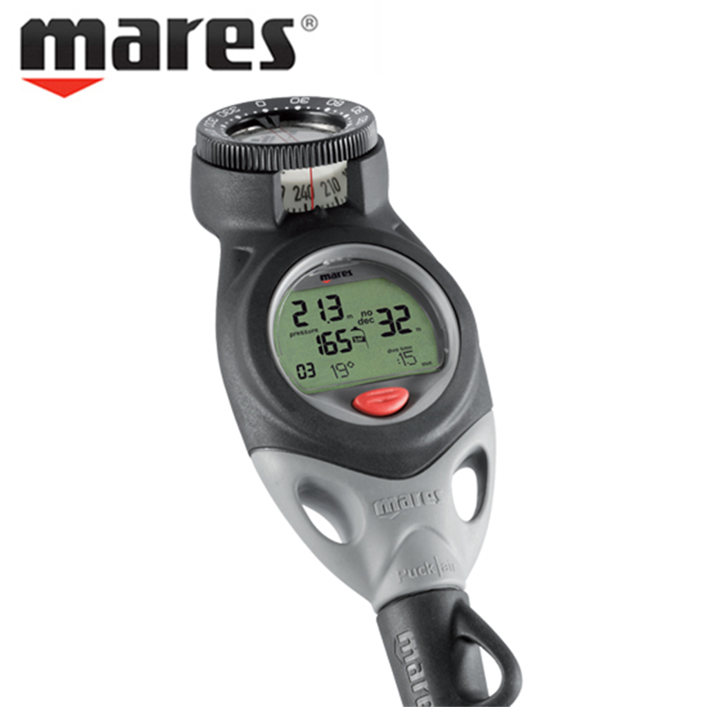 마레스 마레스 스킨 스쿠버 프리 다이빙 컴퓨터 퍽 에어 콘솔 게이지