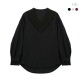 [LBL]○25FW 글리터 니트블록 블라우스 2종