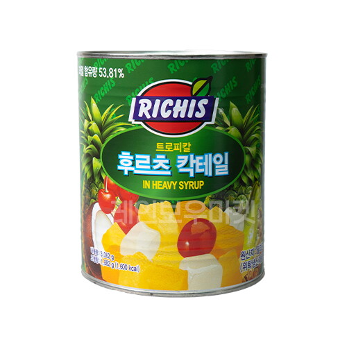 레인보우마켓 리치스 후르츠칵테일 3.065kg
