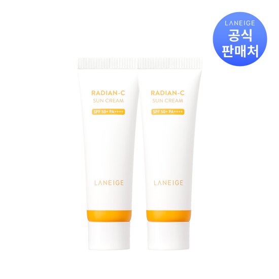 [라네즈]래디언씨 선크림 SPF 50+ PA++++ 50ml x 2개