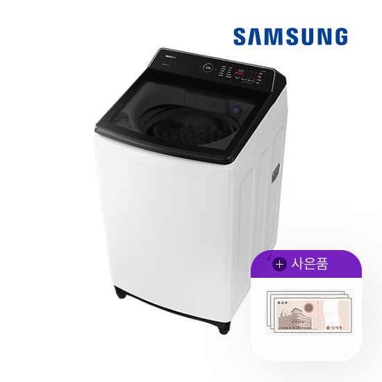 삼성전자 [렌탈]삼성전자 렌탈 삼성 세탁기 무세제통세척 화이트 19kg 그랑데 통돌이 통버블 WA19CG6745BW 5년 19900/60개월 의무사용