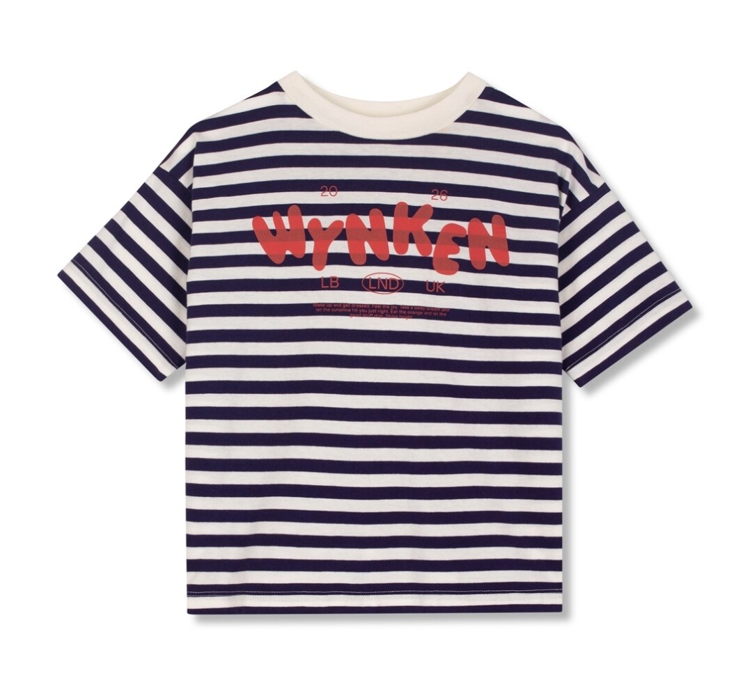 윙켄(아동) WK-NY 스트라이프티셔츠 7617A-337-34