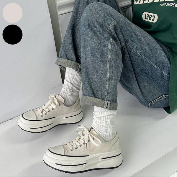 주식회사 셀러허브_레이틀리 셀러허브(하프클럽) [하프클럽/셀러허브_여성트랜드패션]ONM 키높이 운동화 여자 캔버스단화 플랫폼 통굽 스니커즈