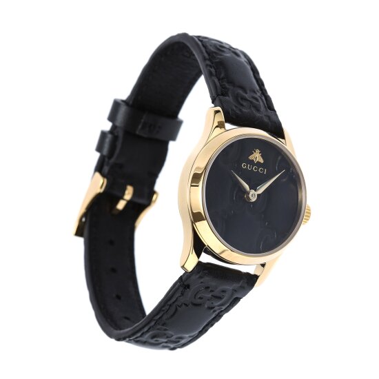 /GUCCI/ SIGNATURE 레더 27mm 블랙 (YA126581A)