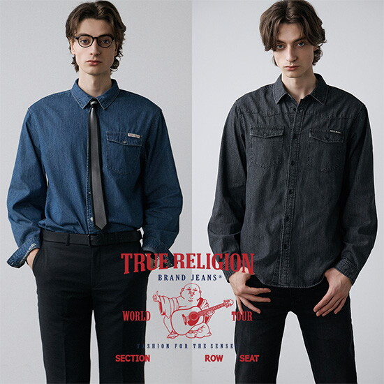 [트루릴리전](트루릴리전) 25FW 남성 NEW 데님 셔츠 2종