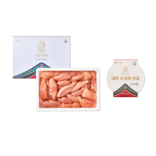 [대한명란]생긴대로명란1kg + 대한오징어젓갈 200g