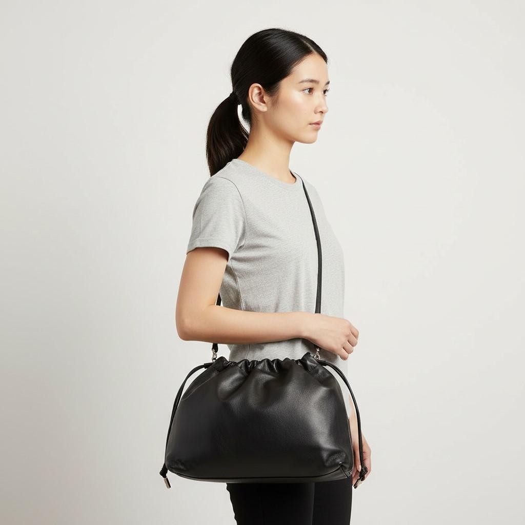 더로우 더로우 더로우 ANGY 앤지 숄더 호보백  W1666 L100 BLPL