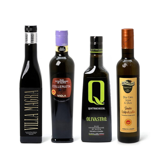 [프란치][명예의 전당]프란치 빌라마그라+비올라 콜레루이타+콰트로치오키 올리바스트로+보나미니 발폴리첼라 500ml 총 4병 