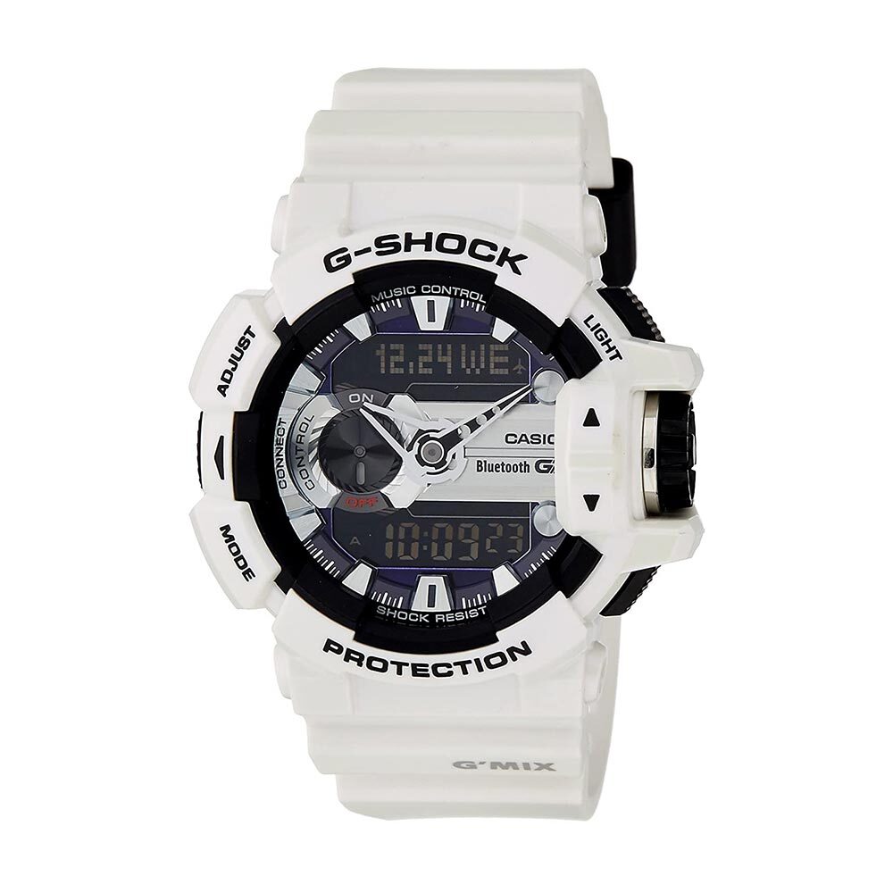 지샥 지샥 남성 남자 화이트 레진시계 스포츠시계 GBA-400-7CDR