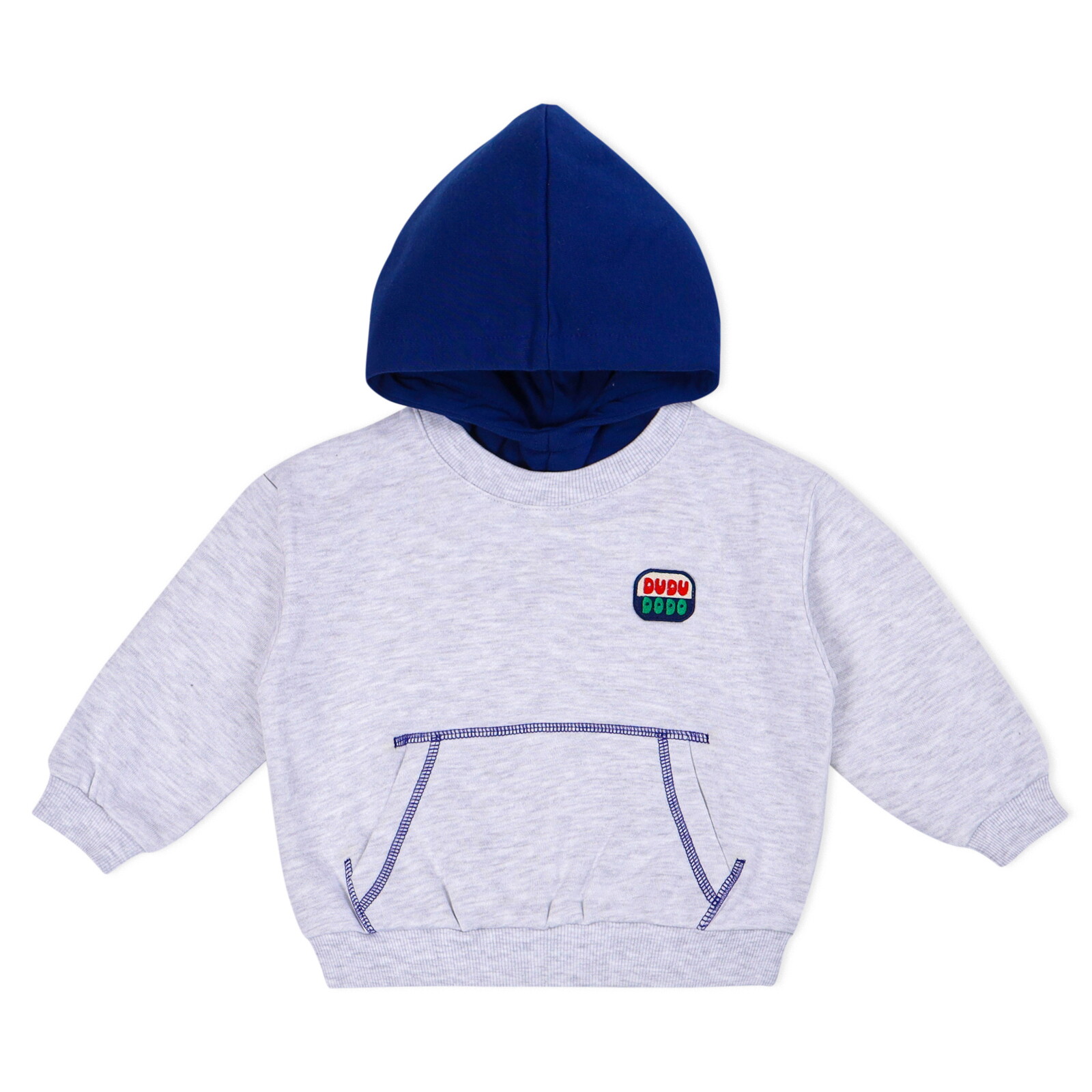 두두앤도도(백) 포인트토들긴소후드맨투맨 DKFTHS01