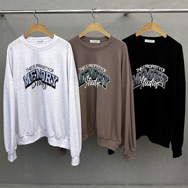 아이우먼 [하프클럽/아이우먼]빅사이즈티 X113L601 오브메모리오버맨투맨 SE