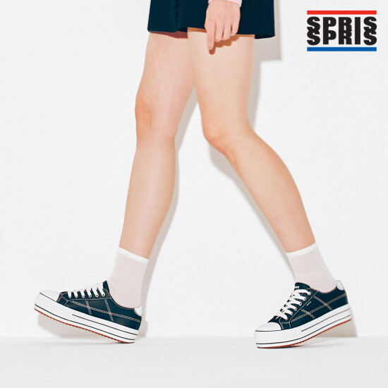 [스프리스(SPRIS)]★시크릿특가★스프리스 여성 스티치통굽 스니커즈/키높이/운동화