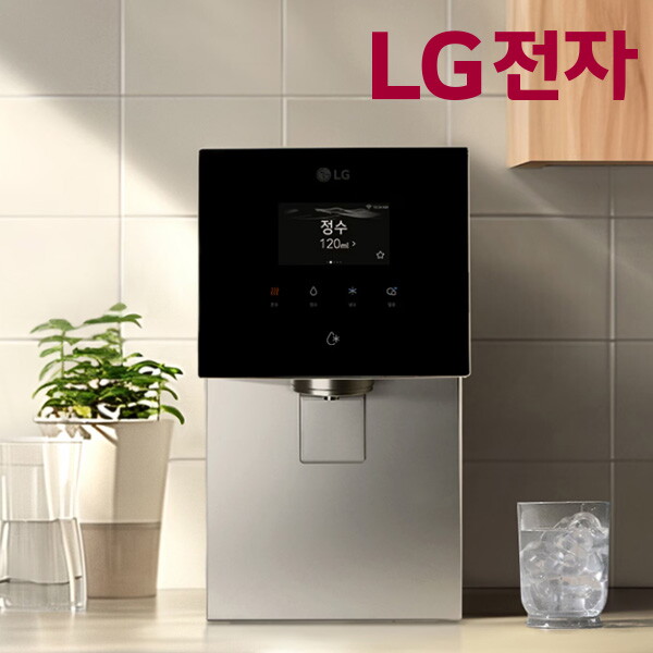 [렌탈]LG전자 LG전자 퓨리케어 WD720RK 오브제컬렉션 얼음정수기 6개월주기 방문관리 의무사용 72개월 등록설치비 무료/72개월 의무사용