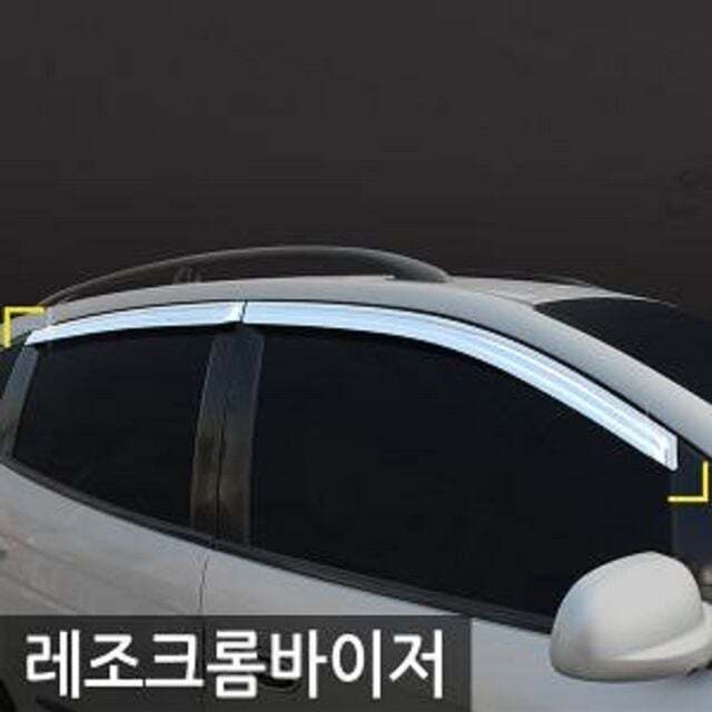 경동산업 친절한탄씨 레조용 크롬윈도우바이저 창문 선바이저 썬바이져