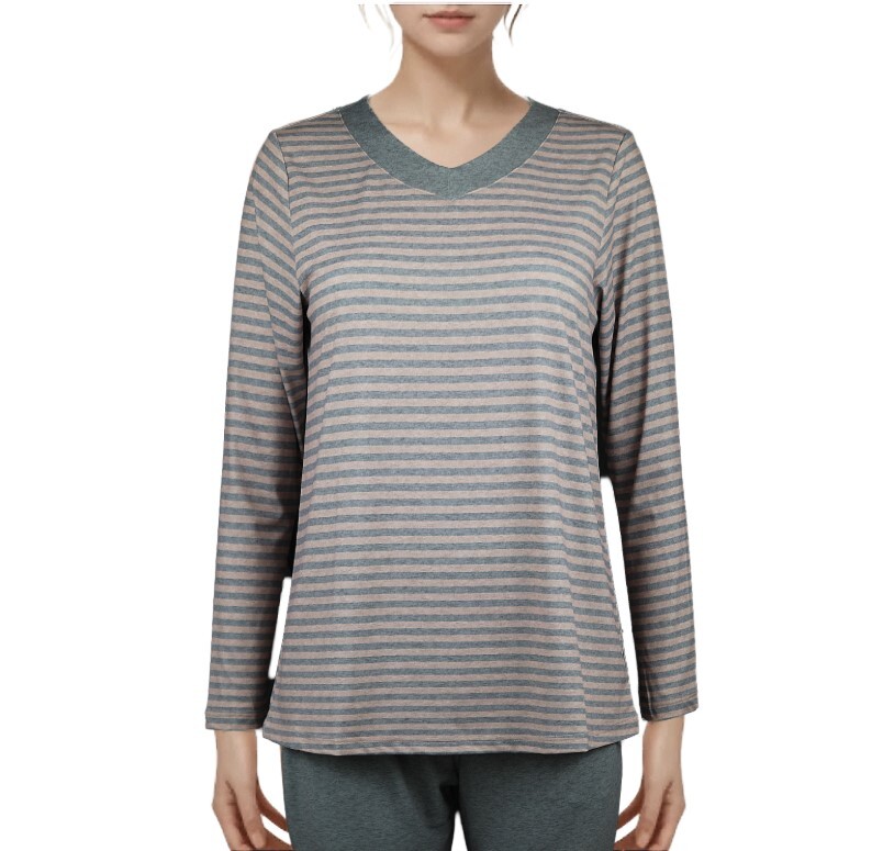 비비안 편안한 착용감이 장점인 코트나 소재의 여성 홈웨상의 EZ1945