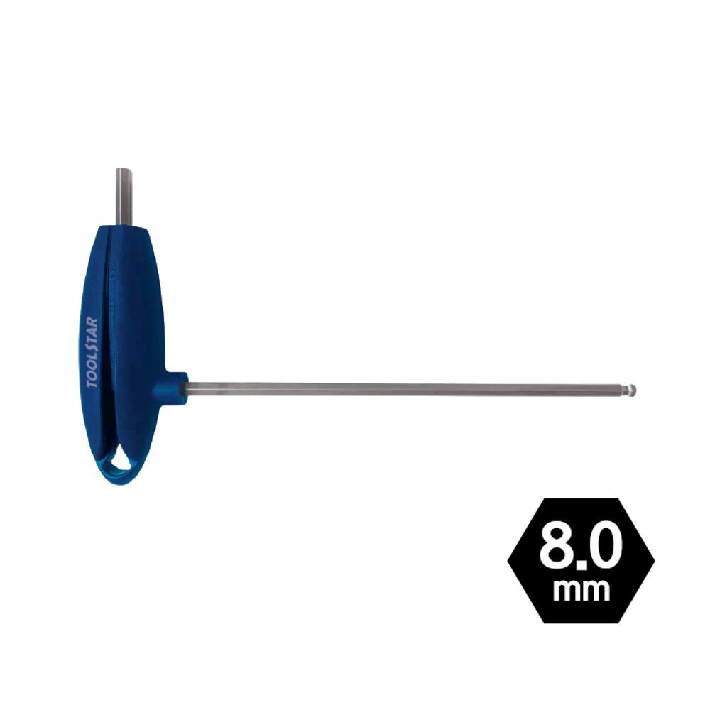 에이치플러스몰 TOOLSTAR 양용T핸들볼렌치_TS-2TBW-80 8.0mm/전장- 200mm
