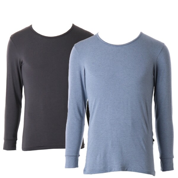 와코루 (상의-2종셋트)고급스런 모달캐시미어 소재의 남자내의(WMV7500CS)