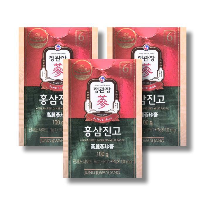 셀러허브 식품 정관장 홍삼진고 100g 3박스 + 쇼핑백 /wb