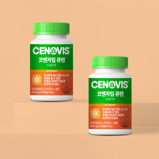 [세노비스]세노비스 코엔자임 큐텐(비타민C+셀렌) 60캡슐 x 2개