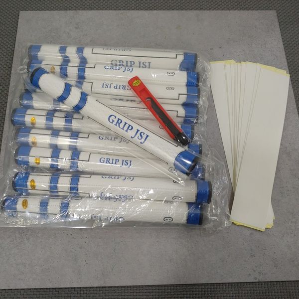 하프클럽(레저) [하프클럽/기타]무상 품질 보증 기간 DAESONG 대송 정품 그립 GRIP JSJ 화이트 블루 2.0 각형 피스톨 미드슬림