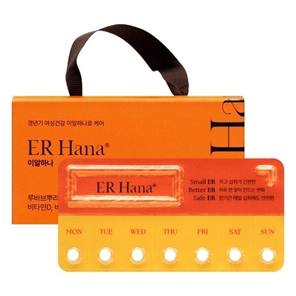 (주)한미양행/경기도 파주시 문산읍 통일로 1888번길 44-20 기타 (패플) [기타]갱년기엔 이알하나 80mgX28정 / ERr731 갱년기 여성 영양제 루바브뿌리추출물 비타민D 비타민K_23638188_673596