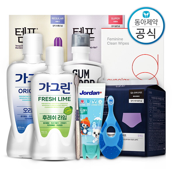 동아제약 동아제약 [동아제약] 인기상품 브랜드위크~가그린/검가드/템포/조르단 BEST 특가