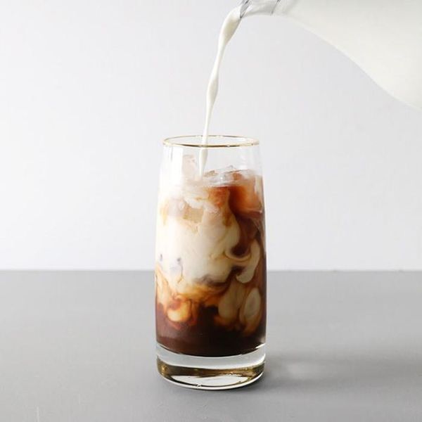 셀러허브(하프클럽) [하프클럽/셀러허브_여성트랜드패션]골드라인 음료수컵 엘립스 유리컵 525ml