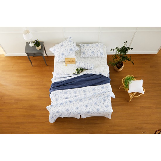 ★[3세트][SS]목화솜 순면 이불 스프레드 세트 (이불 3장 + 베개커버 3장)
