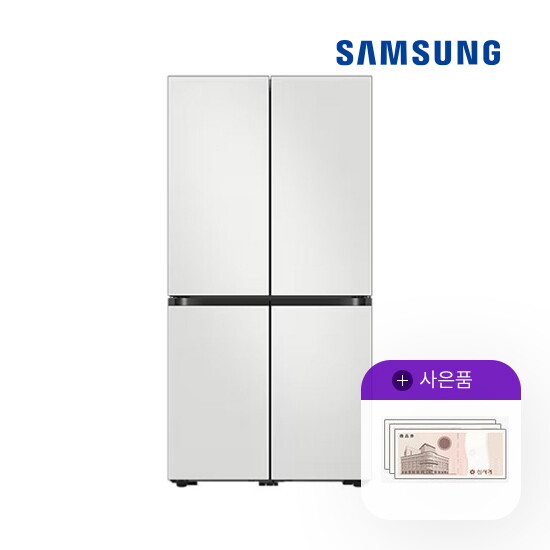 [렌탈]삼성전자 렌탈 삼성 비스포크 냉장고 4도어 875L 코타화이트 RF85C90D201 월70000원 5년약정/60개월 의무사용