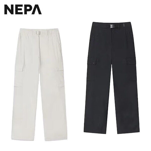 NEPA(주) 네파(패션플러스) [네파]여름용 여성 프라임 코튼 라이크 릴랙스 와이드 카고 팬츠 - 7M41668_HDD