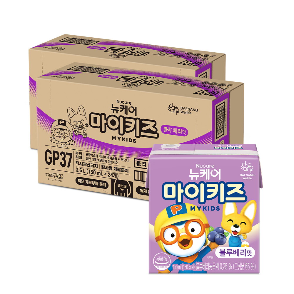 대상웰라이프 [대상웰라이프]뉴케어 마이키즈 블루베리 150mlx24팩, 2박스