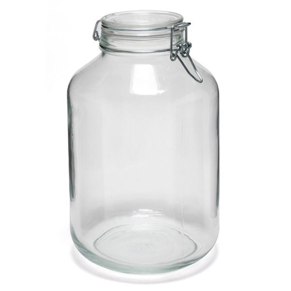 교보문고 서울리빙 보르미올리 피도 유리 밀폐용기 투명 5000ml