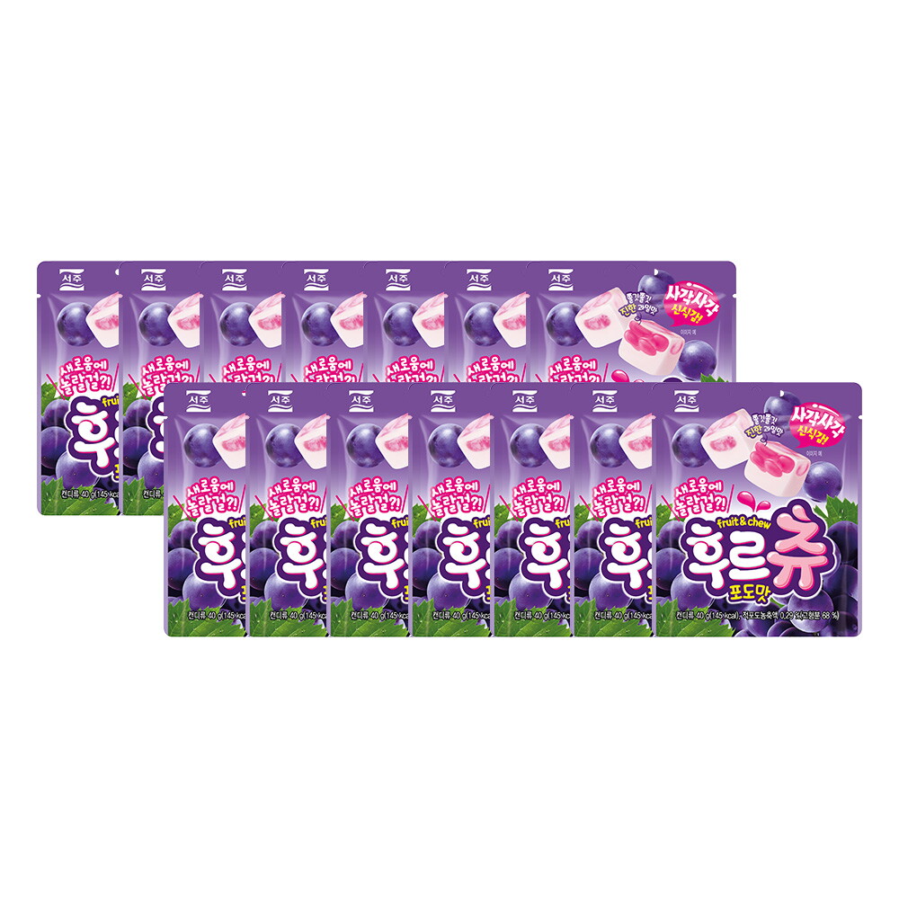 서주 후르츄 젤리 포도맛 40g x14개