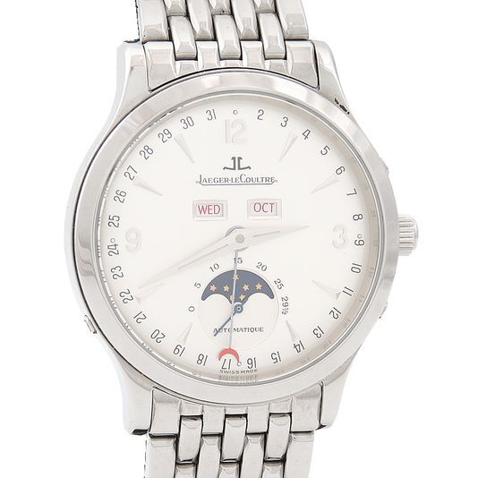 예거르쿨트르 [구구스]중고명품 예거르꿀뜨르 마스터 캘린더 문페이즈 스틸 시계 (Q143812A) (NO 10300194)