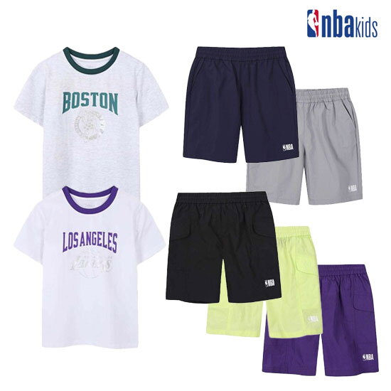 [엔비에이키즈][롯데백화점]NBA키즈 썸머 반팔/쇼츠 최대특가전!