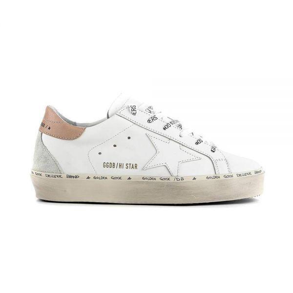 GOLDEN GOOSE 골든구스 GOLDEN GOOSE 골든구스 하이스타 스니커즈 화이트 레더 스타 (GWF00119 F002439 10869)