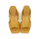 [포멜카멜레][포멜카멜레] 베이직 스티치 샌들 MUSTARD 3cm (FKS1F1SS102Y2)