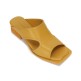 [포멜카멜레][포멜카멜레] 베이직 스티치 샌들 MUSTARD 3cm (FKS1F1SS102Y2)