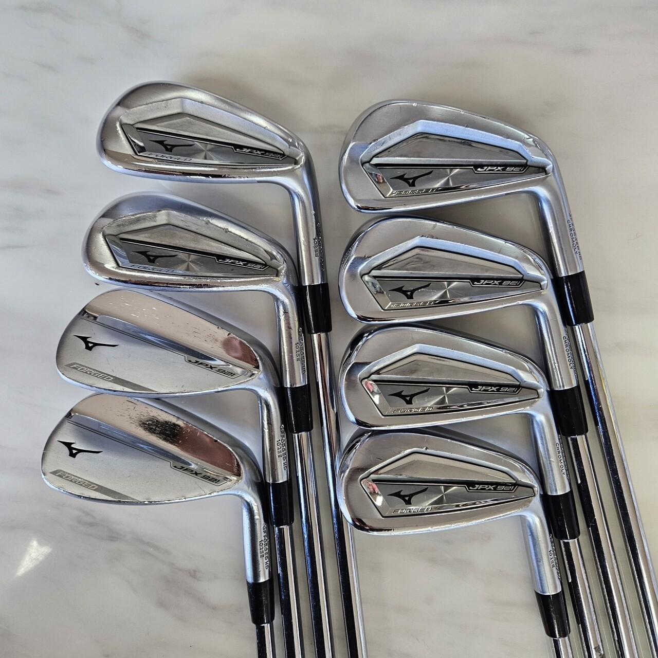 [중고] 미즈노골프 중고 미즈노 정품 JPX921 포지드 경량스틸950GH R 중고8아이언.5-PW GW SW