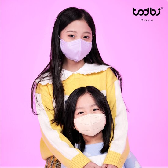 [토드비](무배혜택) 슈슈 새부리형 소형 S 키즈 유아 2D 컬러마스크 60매