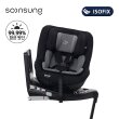 순성 핀 더블랙 회전형 카시트 블랙(ISOFIX) / ★선쉐이드+쿨시트★