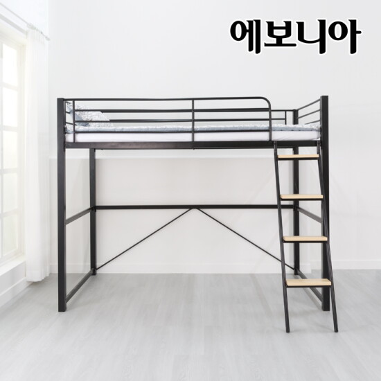 [에보니아][에보니아]착불_ 메리트 철재 벙커침대 슈퍼싱글 SS 기본형 프레임(매트제외) 학생/성인