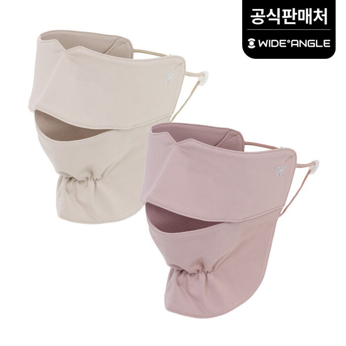 (주)에프씨지코리아 와이드앵글 와이드앵글 공식 여성 골프웨어 TO 에센셜 방한 오픈형 마스크 WWW26Z01