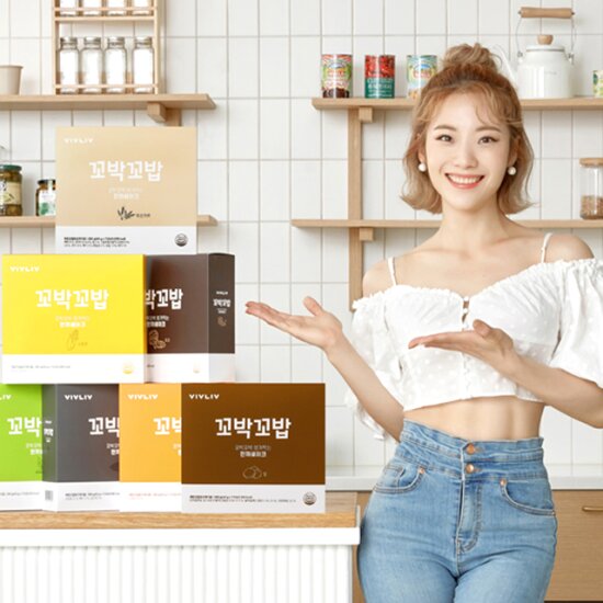 비브리브 꼬박꼬밥 맛있는 식사대용 단백질 한끼 쉐이크 (1주분)