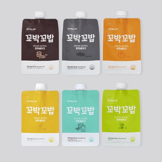 비브리브 꼬박꼬밥 맛있는 식사대용 단백질 한끼 쉐이크 (1주분)