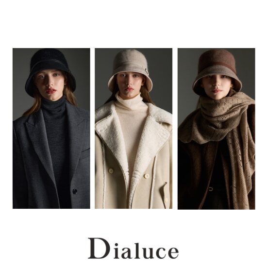 [디아루체] 디아루체 25FW 울 블렌딩 클로슈햇