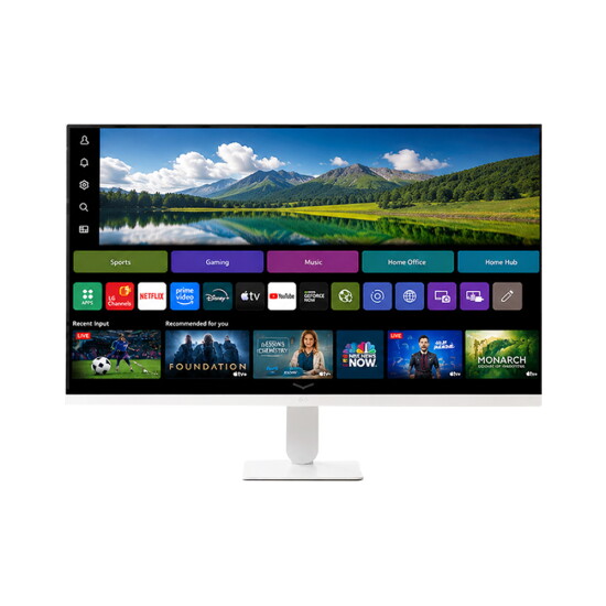 [LG전자][~최대_29_만~]LG 27U511SBW 스마트 모니터 webOS25 미러링 USB포트 FHD IPS