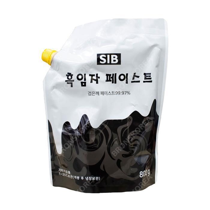 셀러허브 식품 선인 흑임자 페이스트 800g 고소한 라떼 아이스크림 검은깨