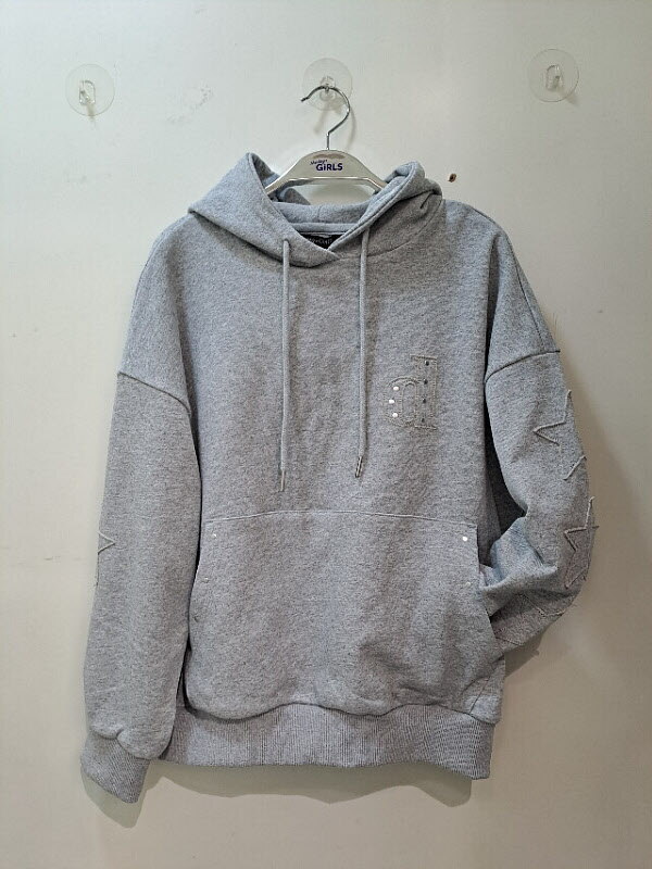 더데이걸 [더데이걸][더데이걸] 힙해 별패치 스터드 후드TGMH26106 (P003758184)