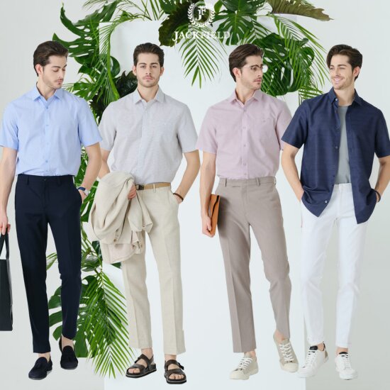 잭필드 SUMMER 리시오 반팔 셔츠 4종